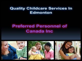 Edmonton nanny care