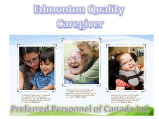Edmonton quality caregivers