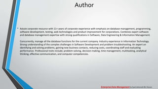Enterprise Data Management | PPTX