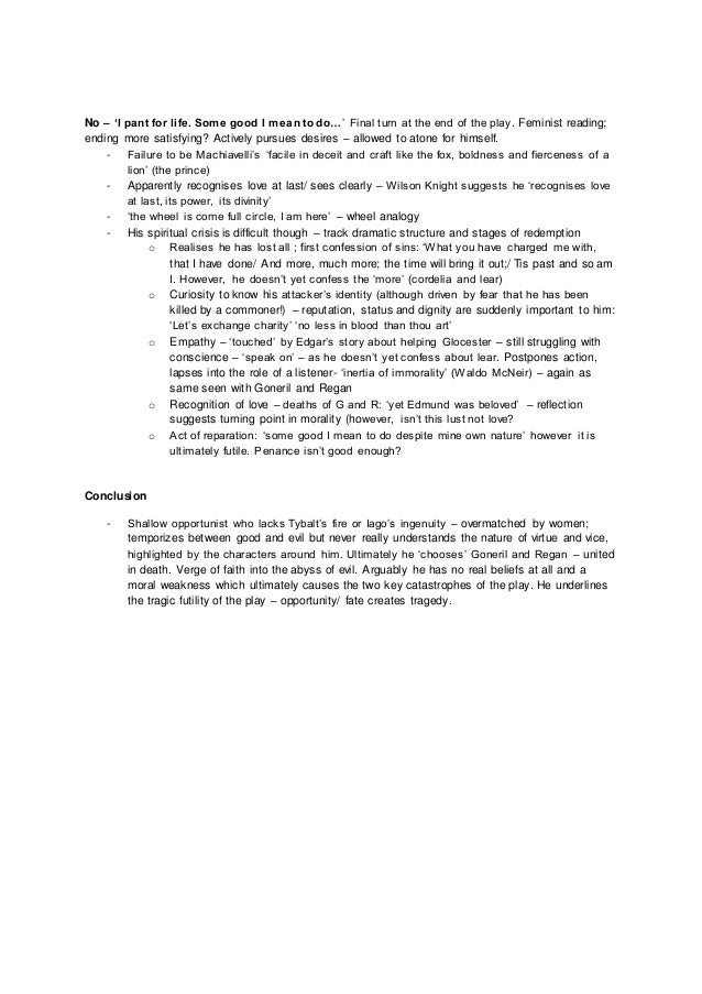 example essay plan