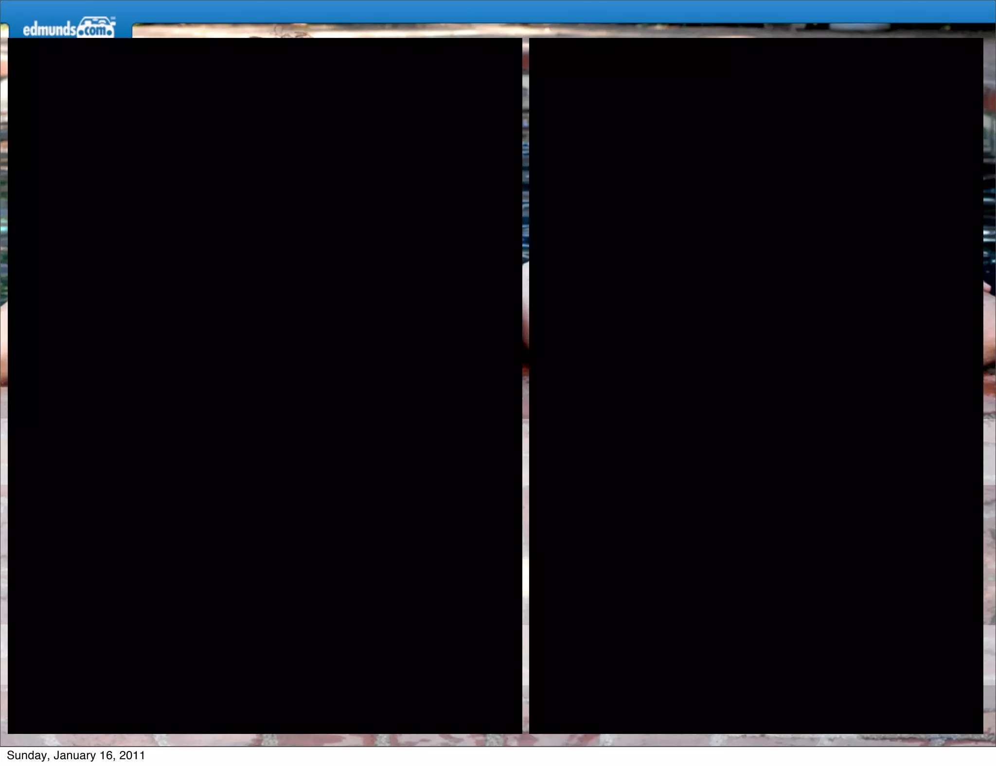 3rd-party          iFrame   3rd-party   JavaScript



                       Agreeable         Problematic

Sunday, January 16, 2011
 