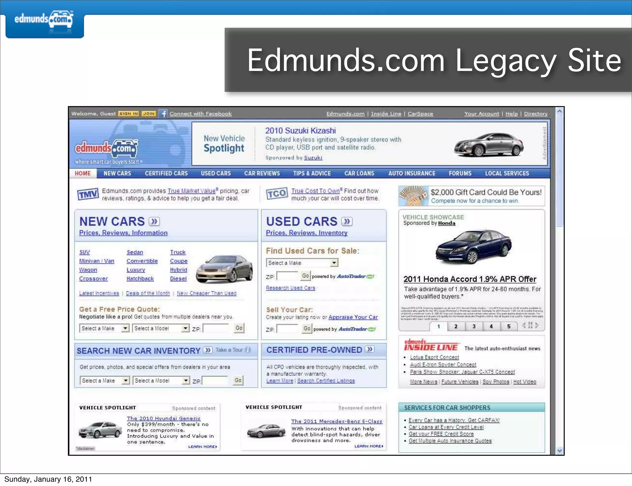 Edmunds.com Legacy Site




Sunday, January 16, 2011
 
