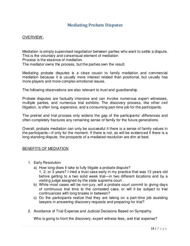 Litigators Practical Guide To Successful Mediation