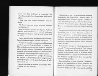 aperu peste fata zimbitoare a berbatului. Vin_
zdtorul casei, cici el era, incepu sd-qi laude marfa
ieft,ind.
"Bine v-am gasit, stimate interesat',, suna re-
clama.
"Se facem impreund un tur prin noul dumnea-
voastrA cdmin..." t
Robo se incruntd qi merse mai departe. Nu folosi
la nimic. Vocea vinzdtorului se auzeain toat6 casa.
Robo pdqi in sufrageria goal6. qi acolo prinse vialn
un ecran.
'Acest cimin familial, a fost ridicat de firma ZM.
in apropiere se afl6 qcoli qi centre comerciale. ..',
Vocea se indepdrtd, parcd, atunci cind incepu sd
studieze camera. Ceva se intimpla cu vederea sa.
El se sprijini de un perete, cind in fala lui incepurd
s6 se deruleze imagini fantomatice. Camera era
deodat6, in intregime mobilatd. Un bdielel se afla
in fata unui televizor zgomotos. B6iatul. parc6l-a
mai vdzut. Robo privi aceastd aparilie. pe ecranul,
din viziune, un polilist impuqcd un gangster. Apoi
igi roti pe degete, ambele pistoale, inainte de a le
introduce ln toc. l
Bdiatul fantomd se intoarse qi-l privi pe Robo.
'Frumos, nu-i aqa t6ticule?"
160
Robo simli un hor - un sentiment de nedescris.
Voia sd rid6, dar nu qtia cum. Lacrimile ii erau de
asemenea strdine. Biielelul aqtepta un rlspuns.
Cind vdzucd nu primeqte, se intoarse din nou spre
televizor. Pe nesimlite camera fantomi dispiru.
Robo se rezema de peretele unei incaperi goale qi
reci.
Dat peste cap, Robo merse in buc6t6ria pdr6sit6:
"Iubitule?", auzi el o voce feminini spunind. Se
intoarse, qi fantoma unei bucdt5rii aranjate.apiru.
Stagia cu telecomand6, incepu: "qi deja gititul nu
mai este anevoios in familia dumneavoastrd;
mullumitd computerelor noastre gdtitul a devenit
o joaci de copii."
Robo invinse dorinla, de a distruge iu pumnul,
ecranul. Priveau masa de bucit6rie. V6zu, apdrind
din senin, vase din care aburea mincare calde. privi
cuptorul cu microunde. Ling6 el, se afla o femeie
foarte simpaticd, cu o geaqci de cafea in mind.,,Nu
mai doreqti o ceqcu!{, inainte de a pleca, polilis-
tule?" intrebd ea rizind.
Robo iqi indbuqi un !ip6t chinuitor. Ce-l speria?
Ceva, ce nu-i era nici lui clar. !ip6tul, care urc6 din
pieptul s6, avea redAcini, complet netehnice. Era
de undeva din intuneric. De undeva, dedemult. Era"
- 161
 
