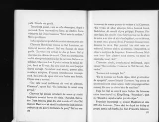 pale. Strada era goald.
incuviinle pazei, care se afla deasupra, dup6 o
reclamd. Erau inarmati cu flinte, pe cledire. incu_
viinlarea lui Chan insemna ,,Totul
este in ordine.,,
Nici o problemd.
Inhala puternic praful de cocaind rdmas prin aer.
Clarence Boddicker trecea cu Sal Luccione, ac-
tionarul acestei afaceri. Sal era flancat de dou6
gorile. Clarence erd urmat de Joe gi Leon. Sal qi
Clarence nu cddeau de acord. Chan nu acorda prea
multd atentie schimbului lor de cuvinte. Sal era un
qobolan. Clarence l-ar fi putut minca la micul de-
. jun, dacd ar fi wut. Sal era unul din acei lapiloi
foarte cochefi. Pantaloni mai scurli, gosete albe,
musta!6 subgiere. Fruntea intotdeauna transpi_
rat6. Era greu de spus cind era furios sau fericit.
Clipea des gi nervos.
"imi este total indiferent cit vrei si pliteqti,
Clarence'f, spuse Sal. .,Eu
hotdrisc in acest orag
pretul."
Clarence igi scoase ochelarii de soare gi zimbi
flegmatic acestui baron de nisip. ,,Ascult6,
Salva-
dor. DacE inc6 nu gtiai. Eu sint numdrul 1 din Old
Detroit. Dacd vrei s6 r6mii in afaceri in old Detroit
trebuie sd imi acorzi intiietate la pre!!', Sal nu era
L76
interesat de aceste puncte de vedere a lui Clarence.
"Eu vreau s6 aduc situalia intr-o lumind buni,
Boddicker. Ai omorit ci[iva politriqti. Frumos. Fie-
care las6, din cind in cind, fum in urma lui. in afard
de asta, s-ar zice cA ai strins legaturi, cu cei de sus,
in acest oraq. qi asta e bine. Prietenii folosesc intot-
deauna la ceva.' Dar punctul t6u slab este ur-
mdtorul,licheao: aici nu ai prieteni. Dimpotrivd, ai
chiar o mul{ime de duqmani. Enervezi lumea. Mul-
tora le-ar face placere daca cineva, ca mine de
exemplu, te-ar rdci."
Clarence zimbi, qobolanului refleclind. Apoi
spuse: "Eu controlez vinzarea ln Old Detroit, Sal-
vador""
"Lumea md numeqte Sal."
"Eu.te numesc un fiu de cdlea, idiot qi mincitor
de spagetti", spuse linigtit Clarence. "Aq putea s6
lin strdzile atit timp curate, incit vei ajunge s6 faci
comer! din nou cu uleiul tdu de masline."
Fala lui Sal se colord roqu inchis. Se intoarsg
citre insotitorul lui, King-Kong. 'Tranckie!", !ip6
el. "Zboar6-i capul acestui pui de ci!ea."
Franckie incuviinld gi scoase Magnum-ul s6u
375 din buzunar. Chan sdri de dupd un dulap gi
propti arrna sub barbia lui Sal. Franckie inlemni.
177
 