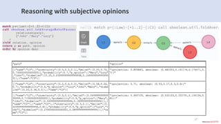 Reasoning with subjective opinions
17
 