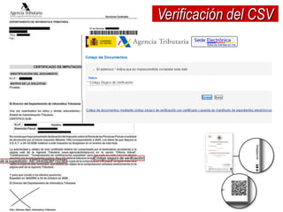 Verificación del CSV
 