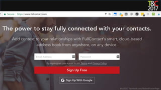 #tcs2017 facebook.com/RolandFrasierPage
 