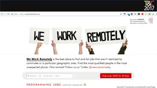 #tcs2017 facebook.com/RolandFrasierPage
 