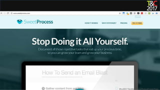 #tcs2017 facebook.com/RolandFrasierPage
 