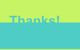 Thanks!
 