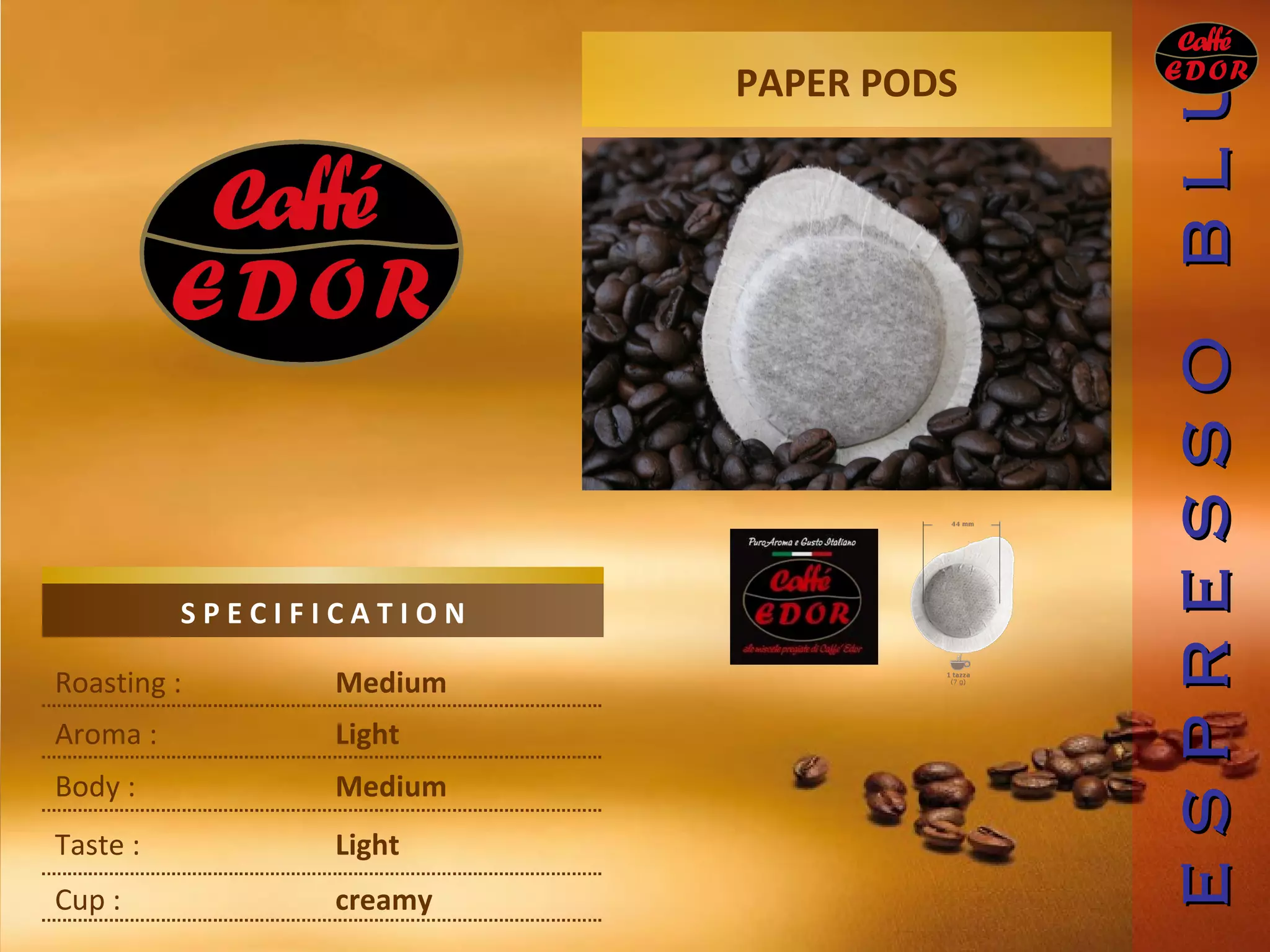 Edor Caffe Catalogue 2012 | PPT