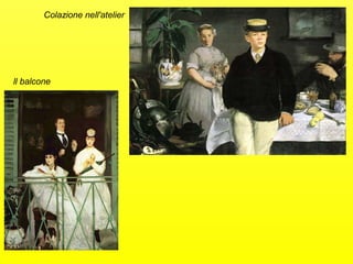 Colazione nell'atelier
ll balcone
 