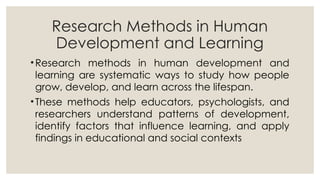 Human Development And Learning EDP 112 LECTURE 1 (2)_041425.pptx is about human development | PPTX