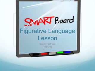 Figurative Language
      Lesson
      Sarah Huffman
        EDP 279
 