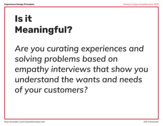 Experience Design Principles: Six Core Principles | PDF