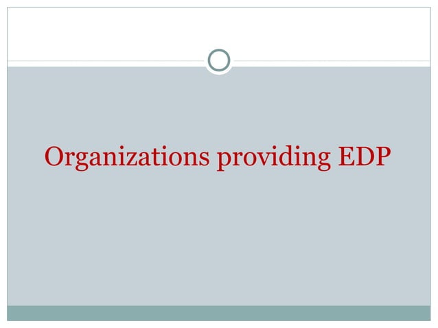 Edp in india | PPT