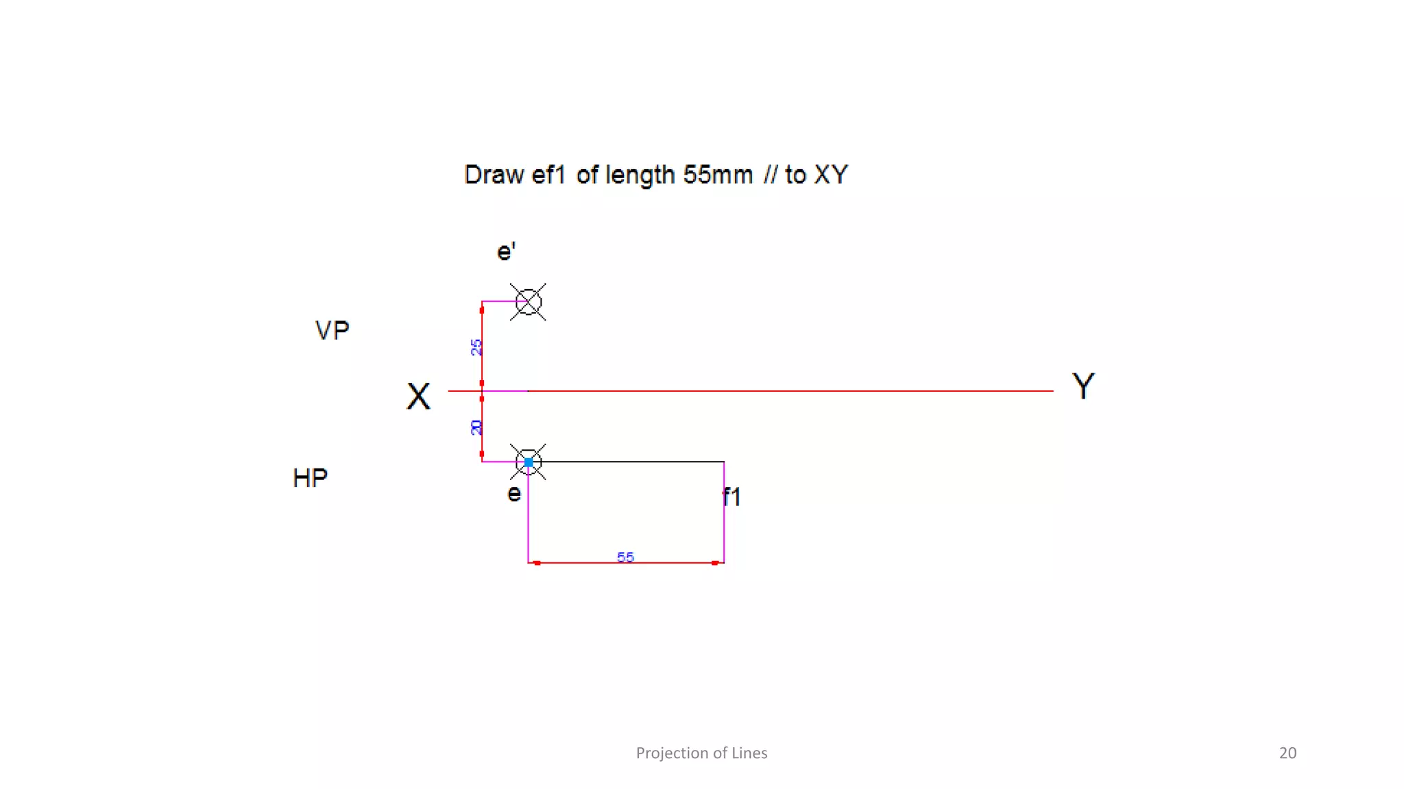 Projection of Lines 20
 