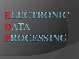 Edp slide | PPT