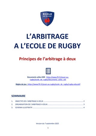 Arbitrage Nrl Examples EDR - Principes de l'arbitrage a deux 2025-2026 | PDF