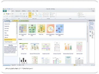 واجهات استخدام اي دروماكس Edraw max 5