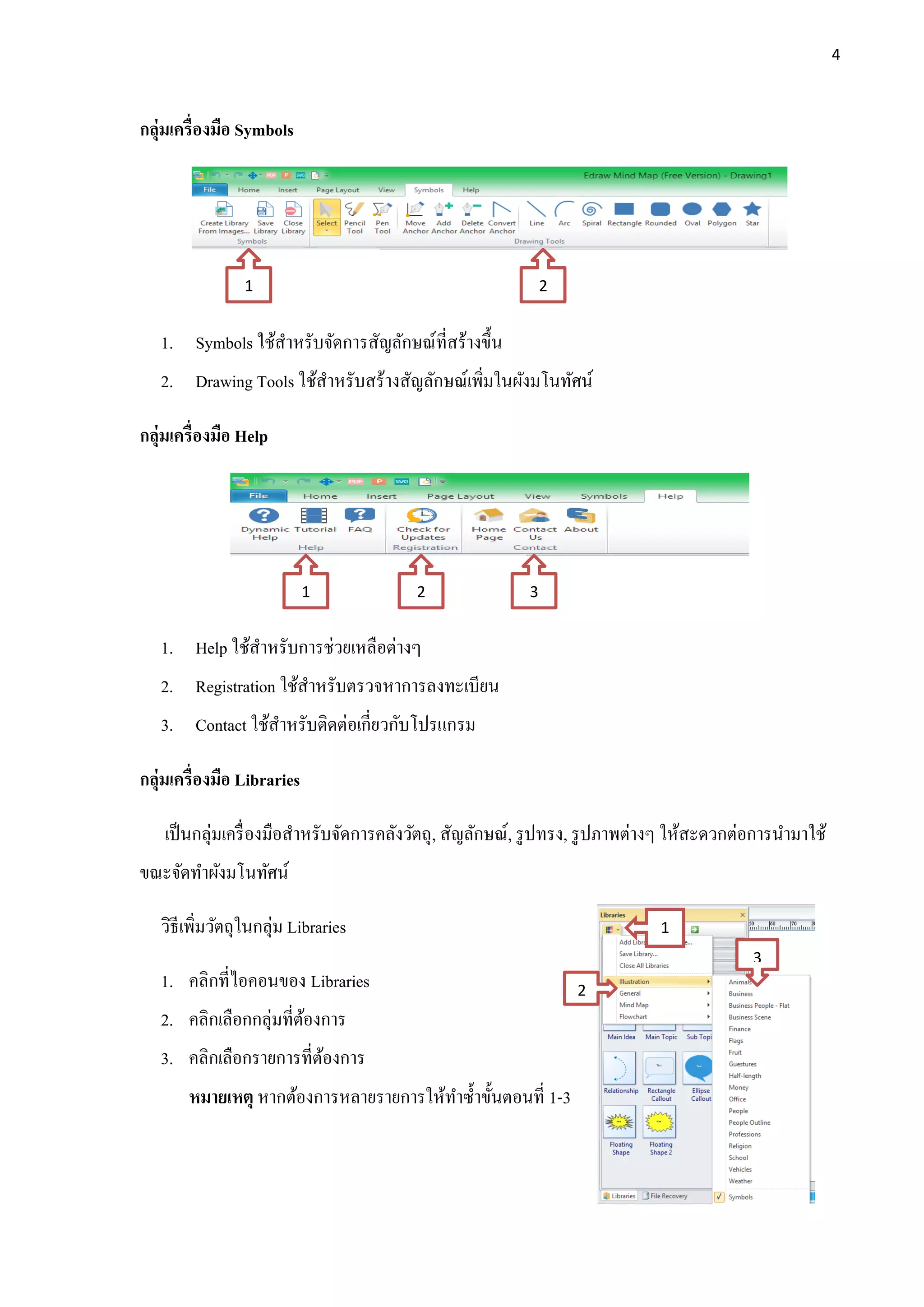 โปรแกรม Edraw Mind map | PDF