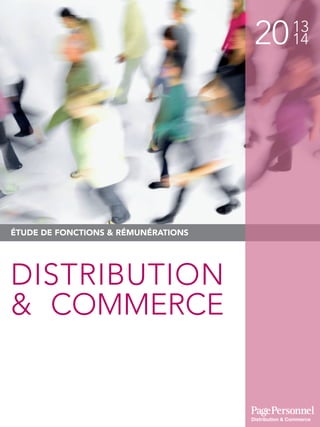 2013
14
ÉTUDE DE FONCTIONS & RÉMUNÉRATIONS
DISTRIBUTION
& COMMERCE
Distribution & Commerce
 