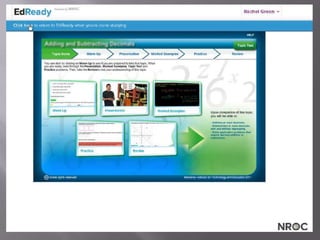 EdReady
has Data
Reporting
    for
Classroom
- School -
-District -
-State
 