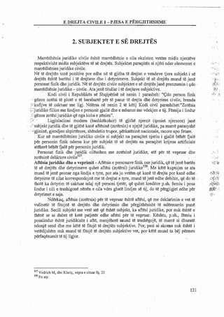 E Drejta CIvile -  Abdullah Aliu