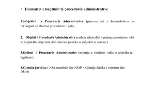 E Drejta e Procedures Administrative