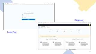 Dashboard
Login Page
11
 