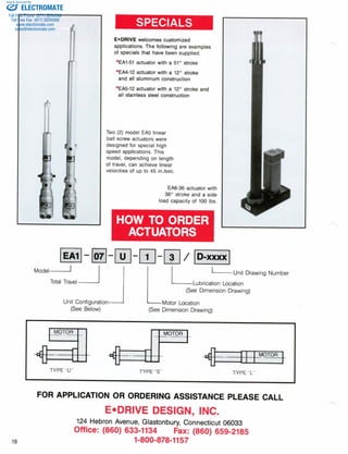 ELECTROMATE
Toll Free Phone (877) SERVO98
Toll Free Fax (877) SERV099
www.electromate.com
sales@electromate.com
Sold & Serviced By:
 