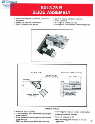 ELECTROMATE
Toll Free Phone (877) SERVO98
Toll Free Fax (877) SERV099
www.electromate.com
sales@electromate.com
Sold & Serviced By:
 