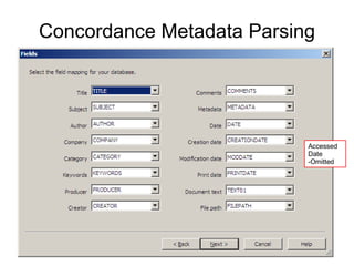 Concordance Metadata Parsing Accessed Date -Omitted 
