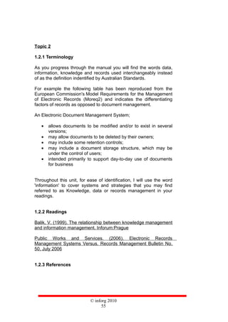 Edrms 0 go v1 course material