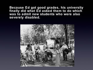Ed Roberts power point.ppt [autosaved] | PPT