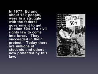 Ed Roberts power point.ppt [autosaved] | PPT