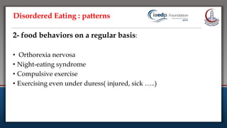 Pes Disordered Eating Pattern Example EDs and Disordered Eating disorders | PPTX