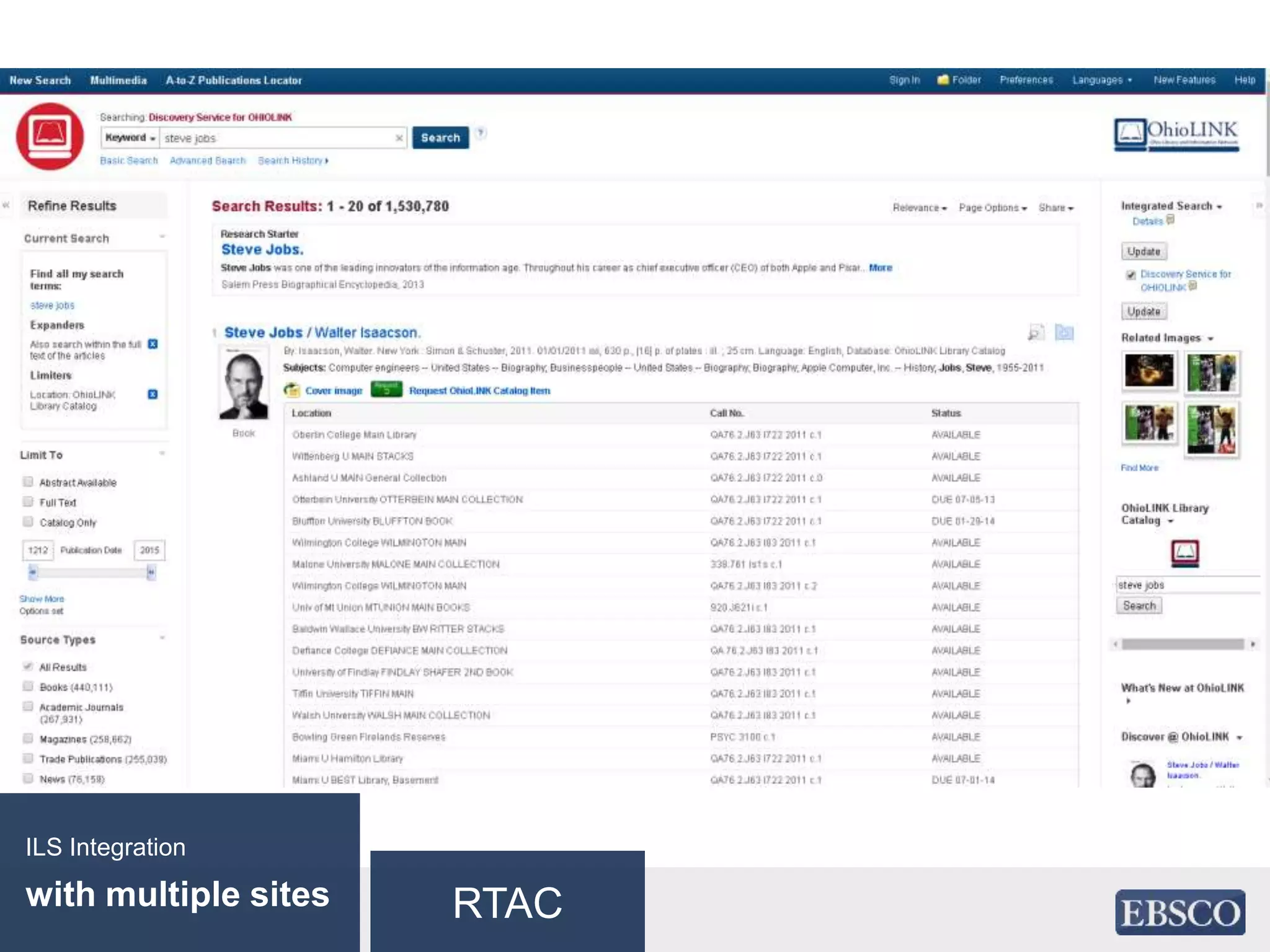 ILS Integration
with multiple sites RTAC
 