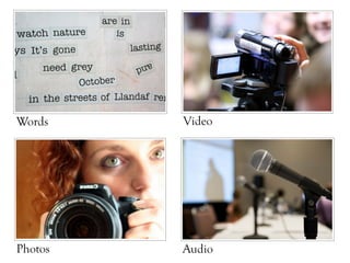 Words    Video




Photos   Audio
 