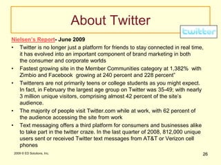 By 2010 Gen Y will outnumber Baby Boomers….96% of them have joined a social network