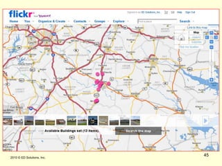 Using FacebookAnalytics and AdvertisingInsights – Detailed real-time demographicsAdvertising – VERY targeted pay-per-click schedulesLink other Fan Pages - Favorites33