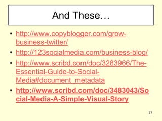 Industry specific presentations