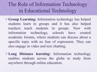 My Project in Educational Technology 2 | PPTX