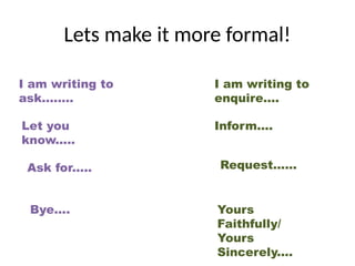 INFORMAL AND FORMAL LANGUAGE FOR STUDENTS | PPTX