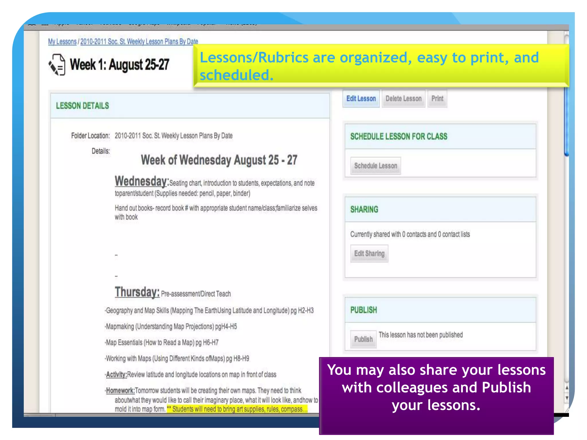 Historical Grades: Student grades within Learning ConnectionAdministrators are able to monitor teacher use on the Learning Connection = More/Better Communication Between Admin. And Teachers.