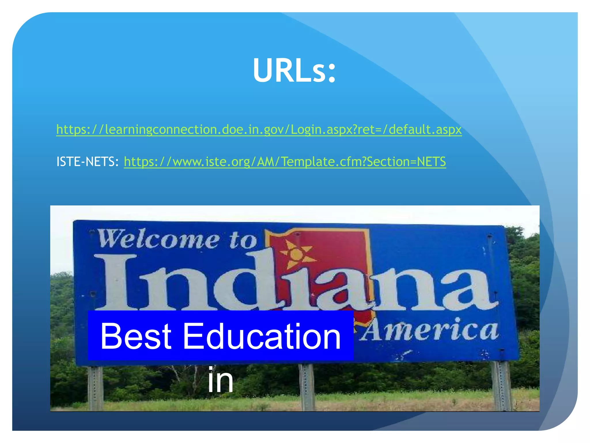 The Learning Connection: BarriersNew data collecting system- This will take time for teachers to be trained to use/get used to working with regularly.Rubrics/Lessons are not provided with a format like rGrade for example.Keywords for Standards rarely work. The user has to type in a fairly broad word and look into the core standards to attach an appropriate standard.Student usernames and passwords- Are students in charge of these? What happens if they change their username and passwords, but forget?Level of importance at different schools- Will The Learning Connection be a top priority of data collection and student achievement? Will students take The Learning Connection seriously?Professional Development time?Will teachers be tracked based on the students’ data?