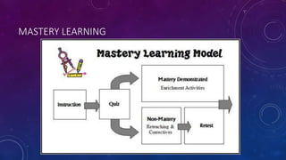 MASTERY LEARNING
 