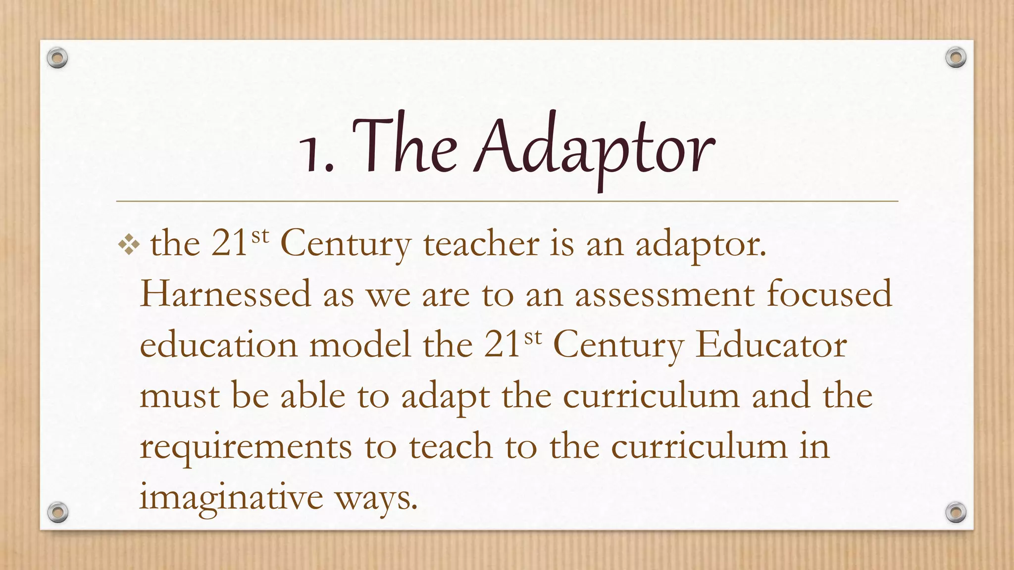 The Digital Learner and 21st Century Teacher | PPTX