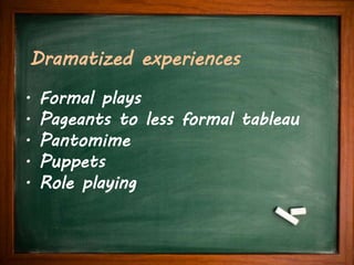 Edtech 1, Teaching with Dramatized Experiences | PPTX
